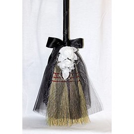 Wedding Ceremony Black and White 34" Jumping The Broom