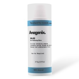 Anagenix - Hair Thickening Fibres - Instant Fullness & Volume - Natural Cotton Fibre for Thinning Hair - Conceals Bald Spots - All-Day Hold - Suitable for Men & Women - Easy Application - Auburn