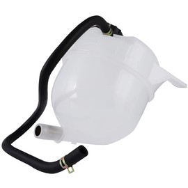 FEIPARTS Coolant Recovery Overflow Reservoir Tank [with Cap] Compatible with For Ford E-150 2008-2014 For Ford E-350 Super Duty 2008-2018 For Ford E-450 Super Duty 2008-2017, Replace for 603-811