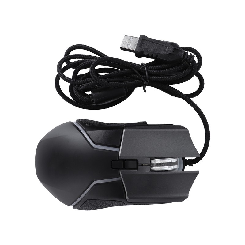 Gaming Mouse Adjustable DPI Mechanical Ergonomic RGB Lighting Wired Mice