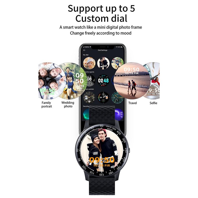 Smart Watch H30 Pedometer Bluetooth Wearable Watch with Large 1.3