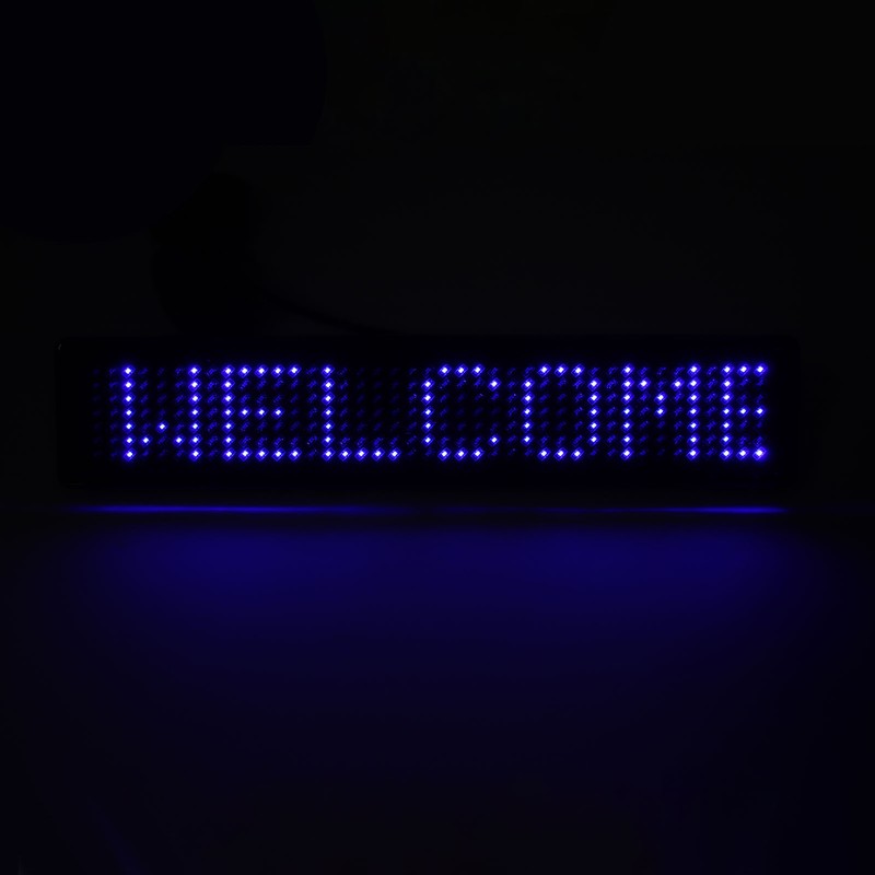 LED Car Sign Remote Control Programmable Advertising LED Sign Screen