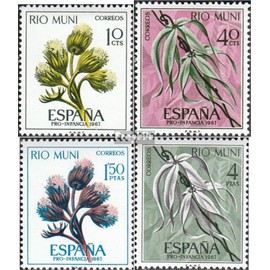 rio Muni 76-79 (complete.issue.) unmounted mint/never hinged ** MNH 1967 Youth (Stamps for collectors) plants/mushrooms