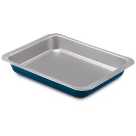 Guardini, Xbake Line, Lasagnera 24 x 32 cm, Steel with Non-Stick Coating, Low Environmental Important, Grey/Blue