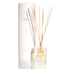 Brooklyn Candle Studio Reed Scent Diffuser - Love Potion - Relaxing Oil Diffuser, Jasmine, Lavender & Mandarin Fragrance, 8 Rattan Diffuser Reeds, Clean Ingredients - 4.4oz
