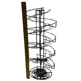 HAKSEN Spiral Egg Skelter Countertop Copper Look Holder - Up To 3 Dozen Eggs - New