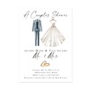 Couples Shower Bride and Groom Wedding Shower Invitations