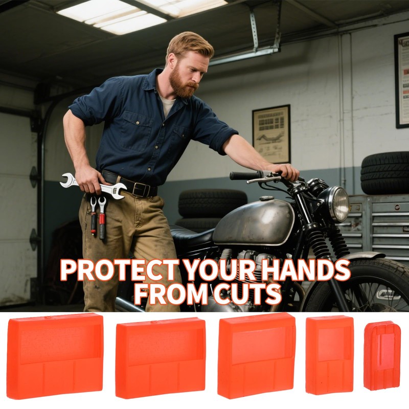 20pcs Chisel Edge Guards, Plastic Protective Covers for Chisel Blades