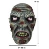 Apocalypse Zombie Undead Walker Skull With Peeling Flesh Rotten Teeth