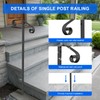 handrails for Outdoor Steps Single Post Handrails for Outdoor Steps