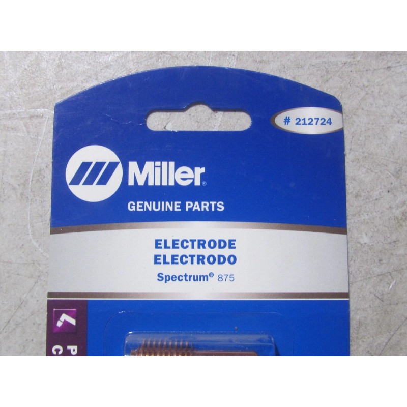 Miller SET OF 5 GENUINE Miller electrode 212724 Spectrum 875