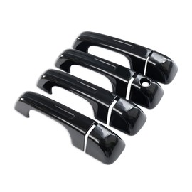 Barong for Dodge Ram 1500 2019-2025 Accessories Door Handle Cover Exterior Trims Handle Protection Glossy Black (W/O Smart Hole，Not for 1500 Classic)
