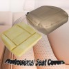 Ford Leather Driver Bottom Seat Cover Beige W/ Foam Cushion