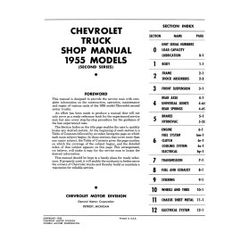 1955 Chevy Truck Shop Manual - 2nd Series