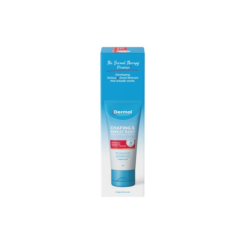 Dermal Therapy Chafing & Sweat Rash Prevention Cream 75g