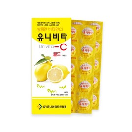 (유나이티드인터팜)유니비타C골드 레몬맛 100정 (United Interpharm) Unibita C Gold Lemon Flavor 100 Tablets