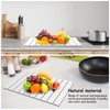 Buwico Large Stone Dish Drying Mat for Kitchen Counter, 24"(L)×16"(W)