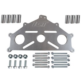 ICT Billet Engine Safe Stand Adapter Plate Chevy LS1 Duramax BBC SBC LS Heavy Duty Support 551897