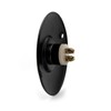 A29 Black Powder Coated Iron Doorbell Button – 3" diameter