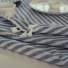 meioro Tablecloths Striped Tassel Table Cloth Rectangular Tablecloth Cotton Linen