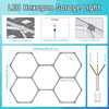 Gneng Hexagon Garage Lights, Ultra Bright LED 6500K 156W 17280LM;
