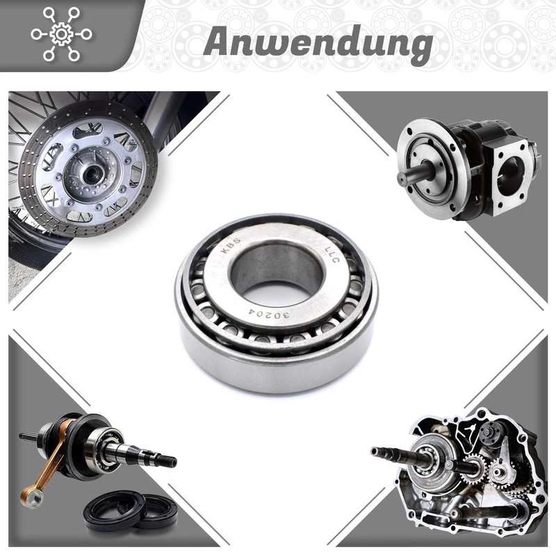 Parts and Parts Tapered Roller Bearing 30204 20 x 47