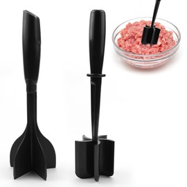 Minced Meat Chopper 2 Pieces Minced Meat Chopper Minced Meat Masher Minced Meat Chopper Beef Masher Minced Meat Chopper for Beef Burger Meat Potato