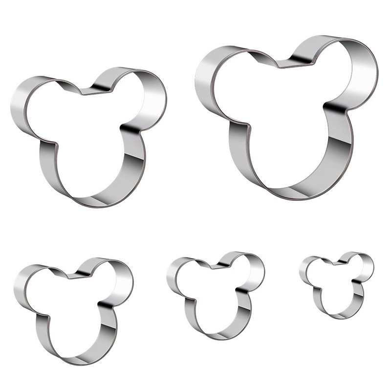 Tmflexe Mouse Cookie Cutter Sandwich Cutters for Kids DIY Lunchbox