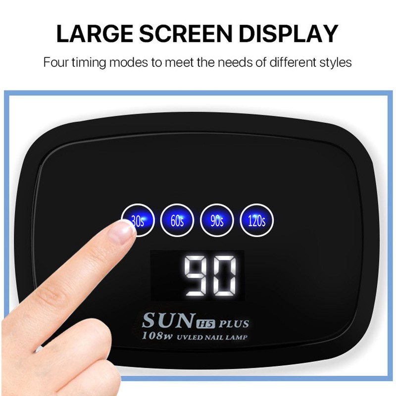 Nail Lamp 108W 4 Modes 42pcs Light Chips Professional LED