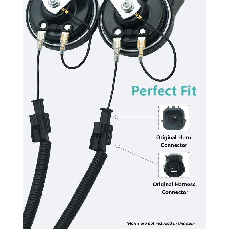NEOGET Honda Horn Connector Adapter Wiring Harness, Compatible with Honda(Before
