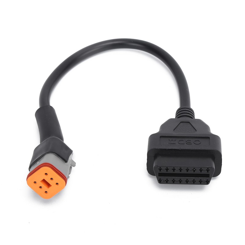 6Pin OBD2 Diagnostic Cable Adapter Professional Fault Detection for Motorcycle