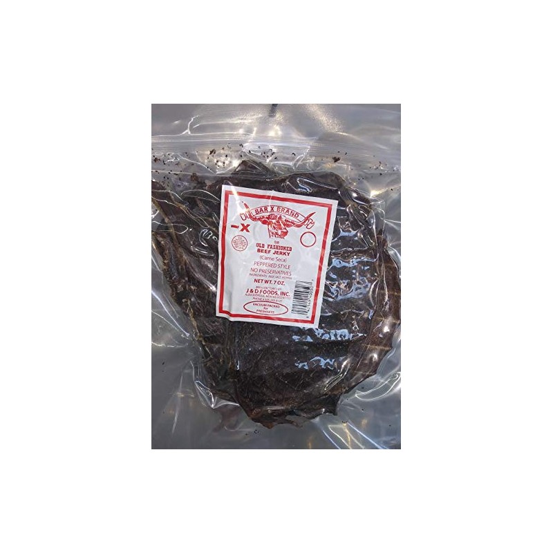 Bar X Brand Old Fashioned Beef Jerky (Carne Seca) (Peppered,