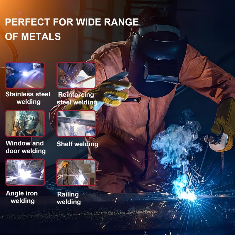 TECWELD Arc Stick Tig welder Multiprocess Welding Machine (Black)