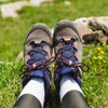 DELELE Round Work Boot Laces: 39 inch Light Grey Pink