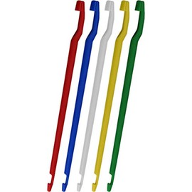 Storfisk fishing & more Plastic Hook Remover Double Sided with Line Notch for Small and Medium Fish Multicolour Pack of 5