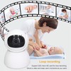 Baby Monitor 720P HD Display Pan Tilt Camera Two Way