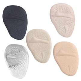 Beavorty Pads Cushioned Fore Foot Inserts for Relief Skid Washable Foot Cushion Inserts for Comfortable Walking Suitable for All Shoe