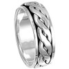 Sterling Silver Mens Celtic Knot Spinner Ring Beautiful 925 Band