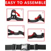 Red Webbing Backpack Bag Straps for Crafts 1 Inch-Durable Polypropylene