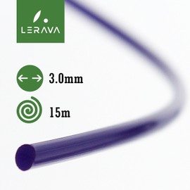 LERAVA® Grass Trimmer Line 3.0 mm - Diameter 3.0 mm x 15 m - Nylon Mowing Line with Fibreglass Reinforcement - Robust and Durable Trimmer Line - 100% Made in Italy