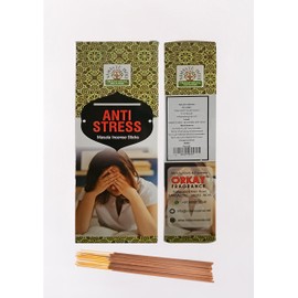 Namaste India Hexa Incense Sticks, 6 Packs of 20 Sticks, Premium Quality for Home, Office, Yoga, Meditation, Relaxation and Healing (Pack of 120) (Anti Stress)