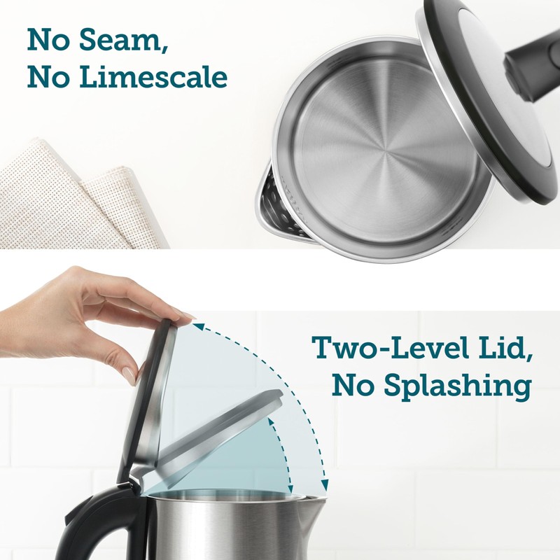 Cosori Electric Kettle, No Plastic Inner Lid, Filter & Spout,