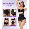 Q-WOOFF Shapewear Women's Tummy Control Bodice Pants Tummy Control Double
