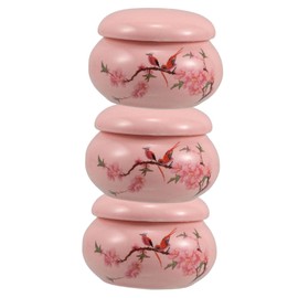 Mikinona Travel-sized Lipstick and Blush Pots Essential Oil Storage Empty Sample Pots for Cosmetics