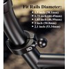 BRCOVAN 2PCS Aluminum Alloy Large Bar Clamp Mount with 1''