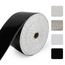 CvoMep 393.7" x 3.9" Molding Trim Self Adhesive Mirror Frame Peel and Stick, Waterproof Border Wall Decor, Wall Baseboard Moulding Trim for Bedroom Living Room Kitchen Bathroom DIY Decoration