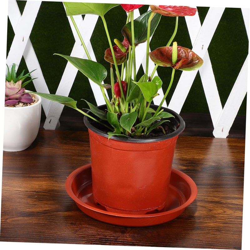 Kisangel 10pcs Round Plant Saucer Drip Trays for Potted Plants