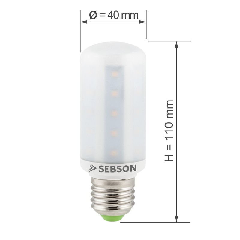 SEBSON® E27 LED Bulb 8W - 60W Replacment for Incandescent