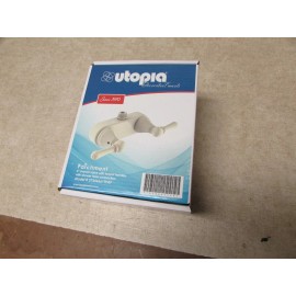 LaSalle Bristol RV Shower Faucet Tub Bath Bathroom Parchment Off White Bristol Utopia 4" Valves