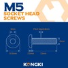 M5 x 12mm Flat Head Hex Socket Cap Screws Furniture